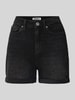 Only Relaxed Fit Jeansshorts aus Baumwoll-Mix Modell 'JOSEPHINE' Black
