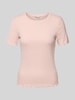 Tom Tailor Denim Slim Fit T-Shirt aus Baumwoll-Mix Rosa