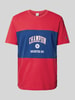 CHAMPION T-shirt w stylu Colour Blocking Czerwony