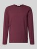 Armedangels Relaxed Fit Langarmshirt aus reiner Bio-Baumwolle Modell 'MAARKOS' Bordeaux