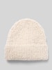 Tom Tailor Beanie aus Bouclé-Strick Beige