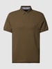 Tommy Hilfiger Poloshirt mit Label-Stitching Olivgrün
