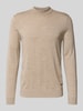 JOOP! Collection Gebreide pullover van zuivere wol, model 'Davide' Beige