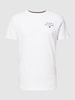 Tommy Hilfiger T-shirt met logostitching Wit