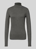 Weekend Max Mara Longsleeve mit Stehkragen Modell 'MULTIF' Anthrazit