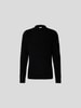 Filippa K Sweatshirt mit Strukturmuster Modell 'johannes' Black