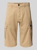 s.Oliver RED LABEL Relaxed Fit Cargoshorts aus Baumwoll-Mix Beige