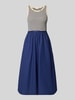 s.Oliver RED LABEL Tailliertes Freizeitkleid aus Baumwoll-Mix Marine
