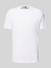 Karl Lagerfeld T-Shirt mit Label-Print Weiss