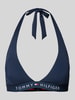 TOMMY HILFIGER Bikini-Oberteil mit Neckholder Marine