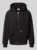 Carhartt Work In Progress Sweatjacke mit Label-Patch Modell 'ELDON' Black