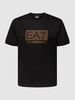 EA7 Emporio Armani T-Shirt mit Label-Design Schwarz