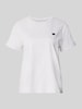 OPUS relaxed fit t-shirt met motiefstitching model 'Serz' Middengrijs