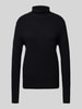 Christian Berg Woman Strickpullover mit Rollkragen Black