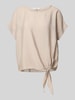 Christian Berg Woman Blusenshirt mit Rundhalsausschnitt Sand