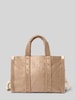 Liu Jo White Tote Bag mit Label-Stitching Sand