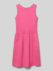 s.Oliver RED LABEL Tailliertes Minikleid aus Baumwoll-Mix Pink