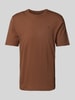 Scotch & Soda Longsleeve mit Label-Stitching Schoko