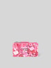 Diesel Kartenetui aus Leder-Mix Pink