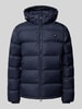 Gant Gewatteerd jack met labelpatch Marineblauw