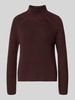 Marc O'Polo Regular Fit Strickpullover aus reiner Baumwolle Bordeaux