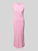 Rich & Royal Strickkleid mit Rundhalsausschnitt Rosa