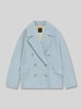 BOSS Orange Boxy Fit Caban-Mantel mit Woll-Anteil Modell 'CABANI' Hellblau