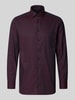 OLYMP Modern fit zakelijk overhemd met kentkraag, model 'NEW KENT' Bordeaux