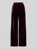 Jake*s Casual Weite Hose aus Viskose-Mix Pflaume