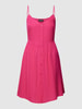 Pieces Minikleid mit Allover-Muster Modell 'TALA' Pink
