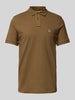 BOSS Orange Poloshirt mit Label-Detail Modell 'Passenger' Oliv