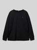 Tommy Hilfiger Teens Longsleeve mit Label-Stitching Black