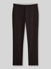 Tommy Hilfiger slim fit recht broek van katoenmix met viscose model 'DENTON' Donkerbruin