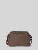 LIEBESKIND BERLIN Handtasche aus Leder mit Label-Detail Modell 'CHUDY' Dunkelbraun