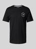 Jack & Jones T-Shirt mit Label-Print Modell 'SIMON' Black