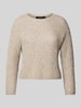 Marc Cain Gebreide pullover met wol en pailletten Kit