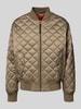 HUGO Regular Fit Steppjacke mit Stehkragen Modell 'BICOL2541' Mittelgrau