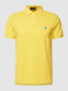 Polo Ralph Lauren Regular fit poloshirt met labelstitching Geel