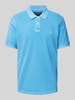 Marc O'Polo Regular Fit Poloshirt aus reiner Baumwolle mit Logo-Stitching Ocean