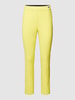 Marc Cain Stoffen broek met labeldetail Geel