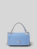 Guess Handtas met labelapplicatie, model 'NOELLE' Blauw