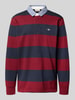 Gant Sweatshirt mit gerippten Ärmelabschlüssen Bordeaux