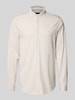 ARMANI EXCHANGE Regular Fit Freizeithemd mit Polokragen Stein