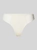 TOMMY HILFIGER String mit Spitzenbesatz Offwhite