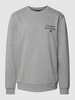 Tommy Hilfiger Sweatshirt met ribboorden, model 'TRACK TOP HWK' Middengrijs gemêleerd