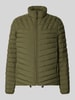 Napapijri Kurtka pikowana z naszywką z logo model 'LAPAZ' Khaki