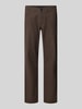 Christian Berg Men Jeansy o kroju slim fit w 5 kieszeni Szarobrązowy