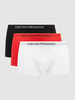 Emporio Armani Boxershort met logo in band in een set van 3 stuks Zwart