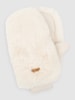 Barts Wanten van imitatiebont, model 'Starmount' Offwhite