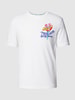 Scotch & Soda T-shirt van biologisch katoen met motiefprint, model 'Endless summer' Wit